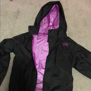North Face Rain Jacket- Girls